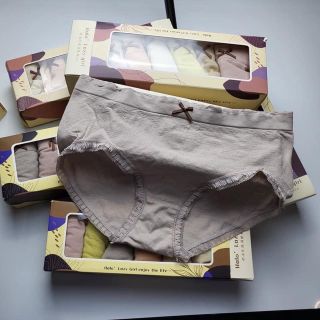 Hộp 6 quần chíp nữ cotton freesize dưới 60kg