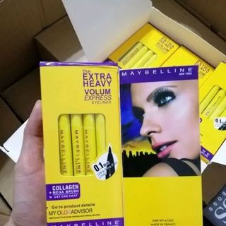Bút Kẻ Mắt Nước Maybe Lâu Trôi Chống Nước, Siêu Mảnh 0.1mm