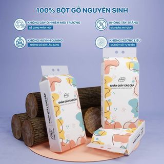 Khăn giấy treo tường dạng rút đáy đa sắc Top Gia 1280 tờ