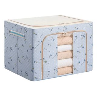 Túi Vải Đựng Quần Áo, Chăn Màn Khung Thép, Hộp Vải Đựng Đồ Khung Thép Chịu Lực Cao Cấp