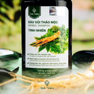 Dầu Gội Thảo Mộc Tinh Nhiên 300 ml Chăm Sóc Tóc Chuyên Sâu, Kích Thích Mọc Tóc, Chống Rụng Tóc, Phục Hồi Tóc Hư Tổn
