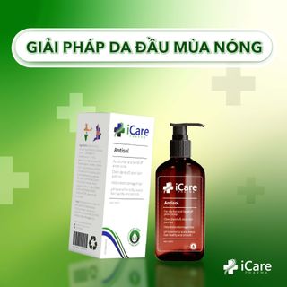 Dầu gội sạch gàu ngứa và nấm da đầu Antisol iCare Pharma 240ml