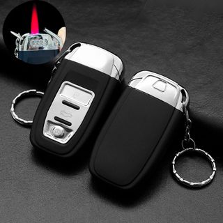 BẬT LỬA KHÈ MÓC KHOÁ XE HƠI AUDI CÓ ĐÈN PIN - XÀI GAS