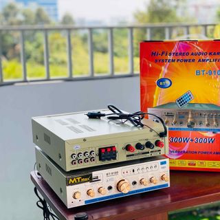 Ampli BT9100 Cho Xa Hơi Karaoke Bluetooth Nhỏ Gọn Nhưng Mạnh Mẽ, Âm Thanh Hay, Tiếng Hát Nhẹ Nhàng Bay Bổng