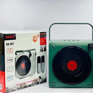 Loa Bluetooth Karaoke SDRD SD-507 (Kèm 2 Micro Không Dây)