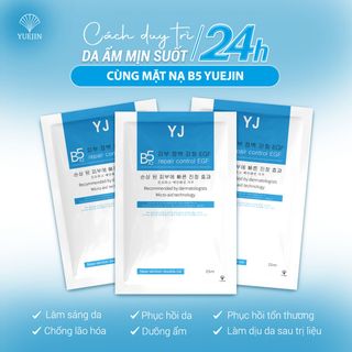 [Hộp 10 Miếng] Mặt nạ Yuejin hàn quốc B5 Repair Control EGF cấp ẩm, phục hồi làm dịu da