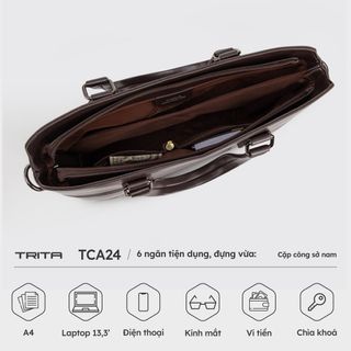Cặp da nam công sở cao cấp Trita TCA24
