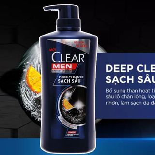 Dầu Gội Clear Men Than Hoạt Tính Thùng ( thùng 12 chai )
