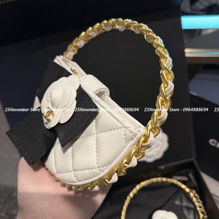 𝐓𝐮́𝐢 𝐗𝐚́𝐜𝐡 Nữ Cao Cấp 𝐂𝐋𝐔𝐓𝐂𝐇 𝐒𝐏𝐒𝐋 - Size 16cm - Màu Trắng