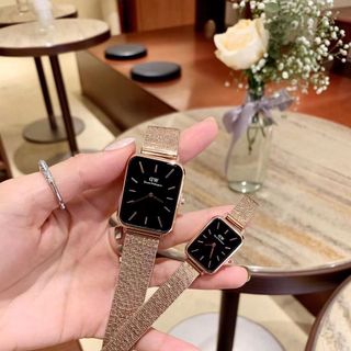 ĐỒNG HỒ NAM D.W LƯỚI XI CHỮ NHẬT 1