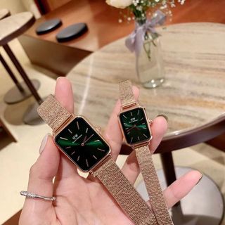 ĐỒNG HỒ NAM D.W LƯỚI XI CHỮ NHẬT 1