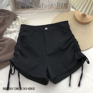 Quần Sooc Nữ Umi Rút Dây Cạp Cap Cá Tính Trẻ Trung Co Giãn Thoải Mái GQU0241