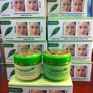 Bộ Kem Trà Xanh Green Tea Hua Shu Li Seven Day Trắng Da Trị Nám, Tàn Nhang
