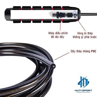 Dây Nhảy, Dây Nhảy Thể Lực Tập Thể Dục Thể Thao Lõi Thép Cao Cấp 2,7m Nhiều Màu ( Không có tạ sắt )