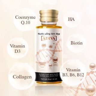 Nước Uống Làm Đẹp Collagen ADIVA (14 Chai/Hộp)