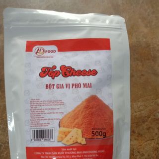 BỘT GIA VỊ PHÔ MAI TOP CHEESE CAM ĐÓNG TÚI 1KG
