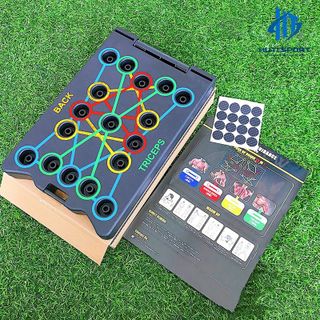 Dụng Cụ Hít Đất Chống Đẩy HUTI SPORT Bản Nâng Cấp 34 Lỗ Đa Năng Tập Gym Tại Nhà
