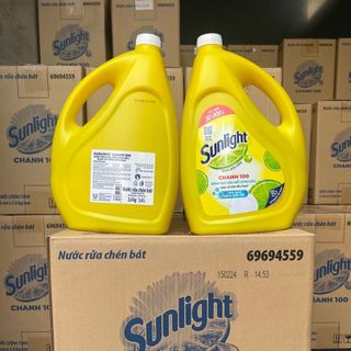 NƯỚC RỬA CHÉN SUNLIGHT CHANH 100 3,6kg