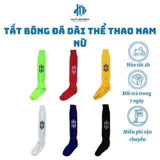 Tất dài đá bóng, vớ dài đá banh sân cỏ người lớn trẻ em nhiều màu Sport