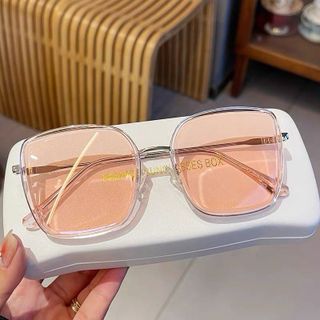 mắt kính gọng vuông ,mắt kính đi đêm,mắt kính đẹp(mk72041)