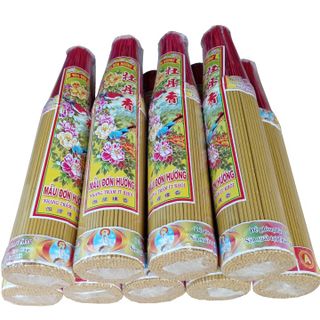 Nhang MẪU ĐƠN hương ngàn hoa 600gram 4 tấc (bó tròn)