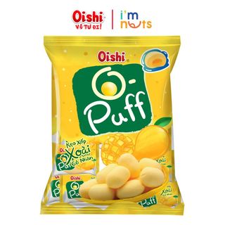 Kẹo xốp có nhân Oishi O-Puff đủ vị gói 84g