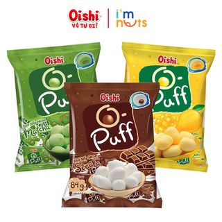Kẹo xốp có nhân Oishi O-Puff đủ vị gói 84g