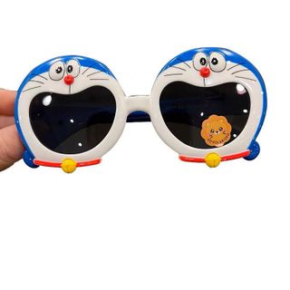 Kính mát gọng dẻo hoạt hình doraemon cho béWILI chống UV400, thiết kế mắt vuông dễ đeo, màu sắc thời trang