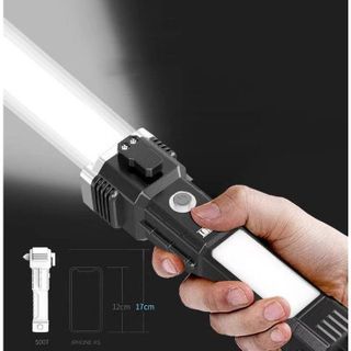Búa Đèn Pin LED 4 Trong 1 Đa Năng