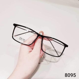 Kính mát nam nữ 809 chống UV400, thiết kế mắt vuông dễ đeo, màu sắc thời trang