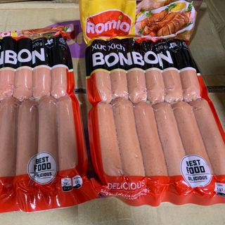 Xúc xích Bon Bon Romio 12D (500g / Gói) giá sỉ