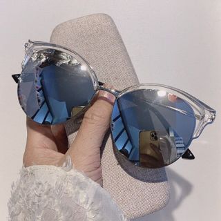 Kính mát nam nữ model chống UV400, thiết kế mắt tròn dễ đeo, màu sắc thời trang
