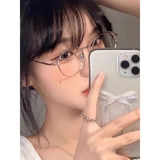 mắt kính giả cận,mắt kính gọng tròn,mắt kính gọng kim loại