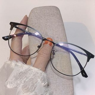 kính gọng kim loại,mắt kính nam,kính mắt tròn(mk19@)
