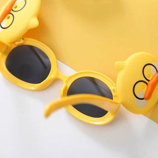 Mắt kính gọng dẻo mở nắp hình vịt ngộ nghĩnh dễ thươnh cho bé