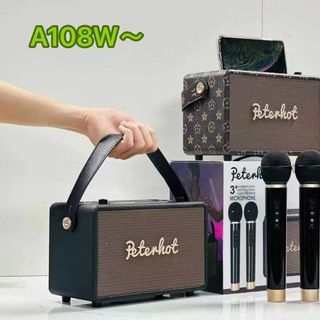 Loa Bluetooth Peterhot A108W (2 míc ko dây )