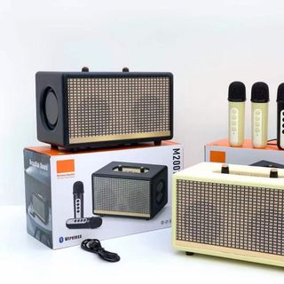 LOA BLUETOOTH KÈM 2 MICRO M2001