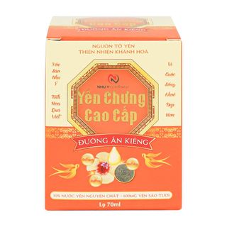 Yến chưng cao cấp đường ăn kiêng 30% nước yến nguyên chất Như Ý (C/70ml)