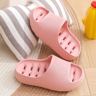 Dép Sandal Chống Trượt Đi Trong Nhà Tắm Họa Tiết Trơn Dễ Thương Cho Bé