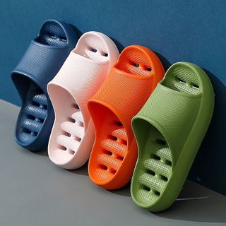 Dép Sandal Chống Trượt Đi Trong Nhà Tắm Họa Tiết Trơn Dễ Thương Cho Bé