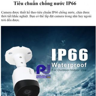 Camera HDCVI Cooper 2MP DAHUA DH-HAC-B2A21P (KBT)