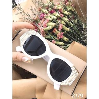 Kính mát nam nữ 8179chống UV400, thiết kế mắt vuông dễ đeo, màu sắc thời trang