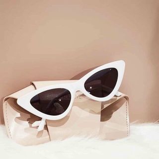 Kính mát nam nữ mắt mèo chống UV400, thiết kế mắt tròn dễ đeo, màu sắc thời trang