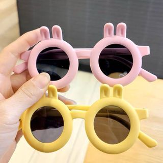 Kính mát gọng dẻo cho bé WILI chống UV400, thiết kế mắt tròn dễ đeo, màu sắc thời trang