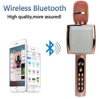 Mic Hát Karaoke Kèm Loa Bluetooth YS-91, Âm thanh cực đỉnh - Hát Cực Hay