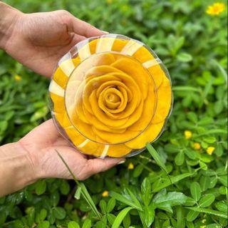 XOÀI SẤY DẺO XẾP HOA HỒNG HÀNG XUẤT KHẨU SỈ HỘP 400G