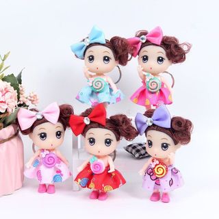 Búp bê chibi có móc khóa treo cặp xinh xắn loại móc xịn - mẫu 2