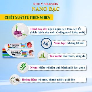 Kem bôi da Nano Bạc Như Ý Silkskin (Lốc/5T/15gr)