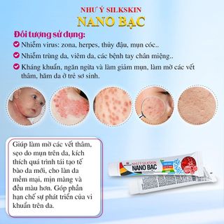 Kem bôi da Nano Bạc Như Ý Silkskin (Lốc/5T/15gr)