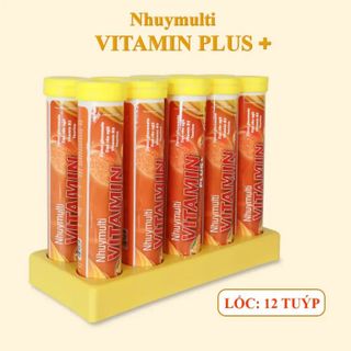 Viên Sủi Vitamin C 150mg Nhuymulti Vitamin Plus+ (Lốc 12 Tuyp/20v) giá sỉ